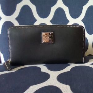 Dooney & Bourke Saffiano Leather Large Zip Around